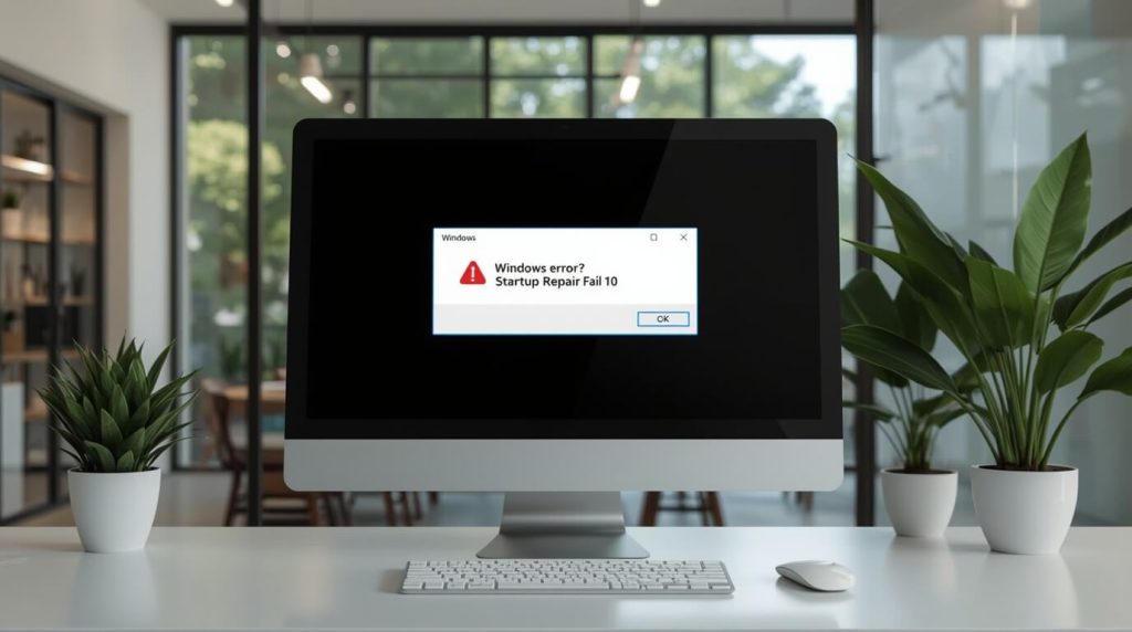خطای startup repeair fail10 در ویندوز