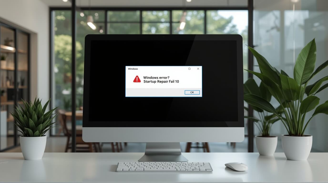 خطای startup repeair fail10 در ویندوز