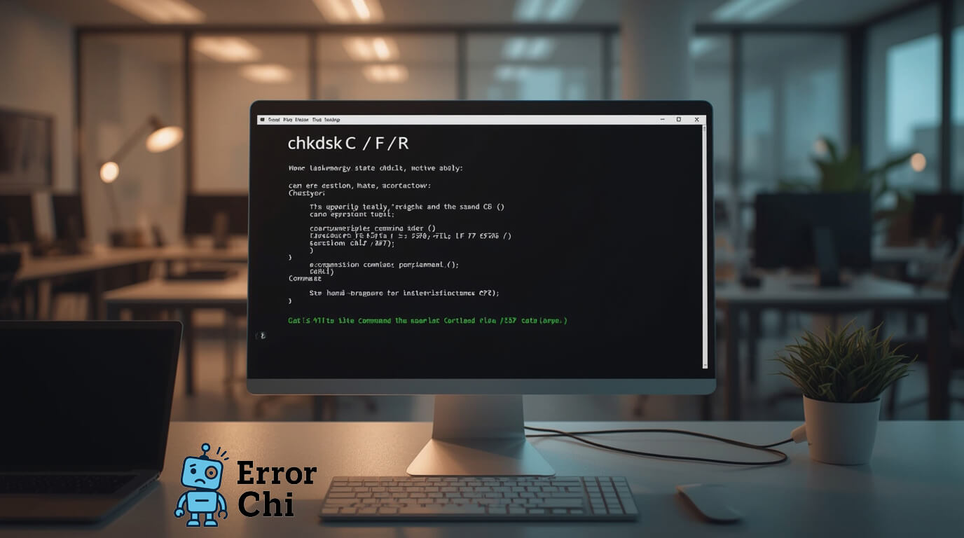  شناسایی مشکلات سخت‌افزاری با ابزارهایی مثل CHKDSK