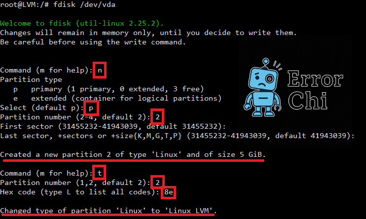 شناسایی و تحلیل Logical Volume Manager قبل از رفع خطا