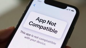 error app not compatible هنگام نصب
