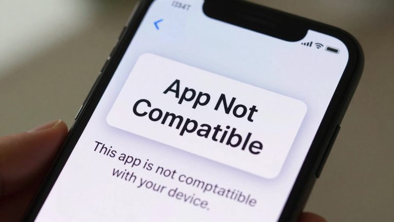 error app not compatible هنگام نصب
